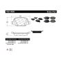 CENTRIC PARTS 102.14920 C-Tek Semi-Metallic Brake Pads with Shims