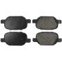 CENTRIC PARTS 102.14920 C-Tek Semi-Metallic Brake Pads with Shims