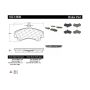CENTRIC PARTS 102.14940 C-Tek Semi-Metallic Brake Pads with Shims