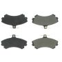 CENTRIC PARTS 102.14940 C-Tek Semi-Metallic Brake Pads with Shims