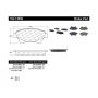 CENTRIC PARTS 102.14950 C-Tek Semi-Metallic Brake Pads with Shims