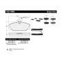 CENTRIC PARTS 102.14960 C-Tek Semi-Metallic Brake Pads with Shims