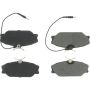 CENTRIC PARTS 102.14960 C-Tek Semi-Metallic Brake Pads with Shims