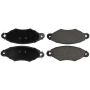 CENTRIC PARTS 102.14990 C-Tek Semi-Metallic Brake Pads with Shims