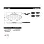 CENTRIC PARTS 102.15000 C-Tek Semi-Metallic Brake Pads with Shims