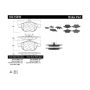 CENTRIC PARTS 102.15010 C-Tek Semi-Metallic Brake Pads with Shims