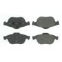 CENTRIC PARTS 102.15010 C-Tek Semi-Metallic Brake Pads with Shims