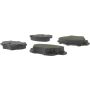 CENTRIC PARTS 102.15020 C-Tek Semi-Metallic Brake Pads with Shims