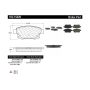 CENTRIC PARTS 102.15020 C-Tek Semi-Metallic Brake Pads with Shims