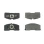 CENTRIC PARTS 102.15110 C-Tek Semi-Metallic Brake Pads with Shims