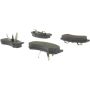 CENTRIC PARTS 102.15120 C-Tek Semi-Metallic Brake Pads with Shims