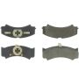 CENTRIC PARTS 102.15120 C-Tek Semi-Metallic Brake Pads with Shims