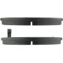 CENTRIC PARTS 102.15130 C-Tek Semi-Metallic Brake Pads with Shims