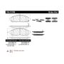 CENTRIC PARTS 102.15190 C-Tek Semi-Metallic Brake Pads with Shims