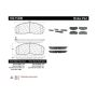 CENTRIC PARTS 102.15200 C-Tek Semi-Metallic Brake Pads with Shims