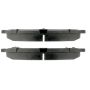 CENTRIC PARTS 102.15220 C-Tek Semi-Metallic Brake Pads with Shims