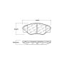 CENTRIC PARTS 102.15230 C-Tek Semi-Metallic Brake Pads with Shims