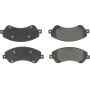CENTRIC PARTS 102.15280 C-Tek Semi-Metallic Brake Pads with Shims