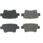 CENTRIC PARTS 102.15370 C-Tek Semi-Metallic Brake Pads with Shims