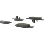 CENTRIC PARTS 102.15380 C-Tek Semi-Metallic Brake Pads with Shims