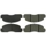 CENTRIC PARTS 102.15500 C-Tek Semi-Metallic Brake Pads with Shims