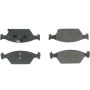 CENTRIC PARTS 102.15530 C-Tek Semi-Metallic Brake Pads with Shims