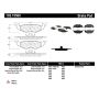 CENTRIC PARTS 102.15560 C-Tek Semi-Metallic Brake Pads with Shims