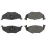 CENTRIC PARTS 102.15560 C-Tek Semi-Metallic Brake Pads with Shims
