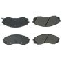 CENTRIC PARTS 102.15660 C-Tek Semi-Metallic Brake Pads with Shims