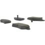 CENTRIC PARTS 102.15710 C-Tek Semi-Metallic Brake Pads with Shims