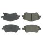 CENTRIC PARTS 102.15710 C-Tek Semi-Metallic Brake Pads with Shims