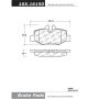 CENTRIC PARTS 102.16150 C-Tek Semi-Metallic Brake Pads with Shims