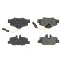 CENTRIC PARTS 102.16150 C-Tek Semi-Metallic Brake Pads with Shims