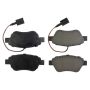 CENTRIC PARTS 102.16160 C-Tek Semi-Metallic Brake Pads with Shims