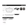 CENTRIC PARTS 102.16200 C-Tek Semi-Metallic Brake Pads with Shims