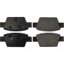 CENTRIC PARTS 102.16200 C-Tek Semi-Metallic Brake Pads with Shims