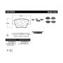 CENTRIC PARTS 102.16210 C-Tek Semi-Metallic Brake Pads with Shims