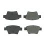 CENTRIC PARTS 102.16210 C-Tek Semi-Metallic Brake Pads with Shims