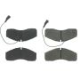 CENTRIC PARTS 102.16220 C-Tek Semi-Metallic Brake Pads with Shims