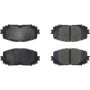 CENTRIC PARTS 102.16280 C-Tek Semi-Metallic Brake Pads with Shims