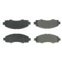 CENTRIC PARTS 102.16380 C-Tek Semi-Metallic Brake Pads with Shims