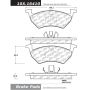 CENTRIC PARTS 102.16410 C-Tek Semi-Metallic Brake Pads with Shims