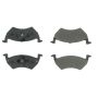 CENTRIC PARTS 102.16410 C-Tek Semi-Metallic Brake Pads with Shims