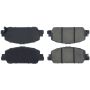CENTRIC PARTS 102.16540 C-Tek Semi-Metallic Brake Pads with Shims