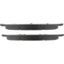 CENTRIC PARTS 102.16760 C-Tek Semi-Metallic Brake Pads with Shims