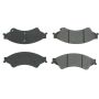 CENTRIC PARTS 102.16760 C-Tek Semi-Metallic Brake Pads with Shims