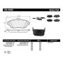 CENTRIC PARTS 102.16940 C-Tek Semi-Metallic Brake Pads with Shims