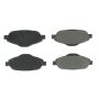CENTRIC PARTS 102.16960 C-Tek Semi-Metallic Brake Pads with Shims