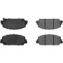 CENTRIC PARTS 102.16970 C-Tek Semi-Metallic Brake Pads with Shims