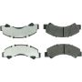 CENTRIC PARTS 102.17000 C-Tek Semi-Metallic Brake Pads with Shims